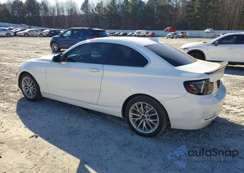 2014 BMW 228 I z USA, uszkodzony, nr VIN WBA1F5C54EVW97977